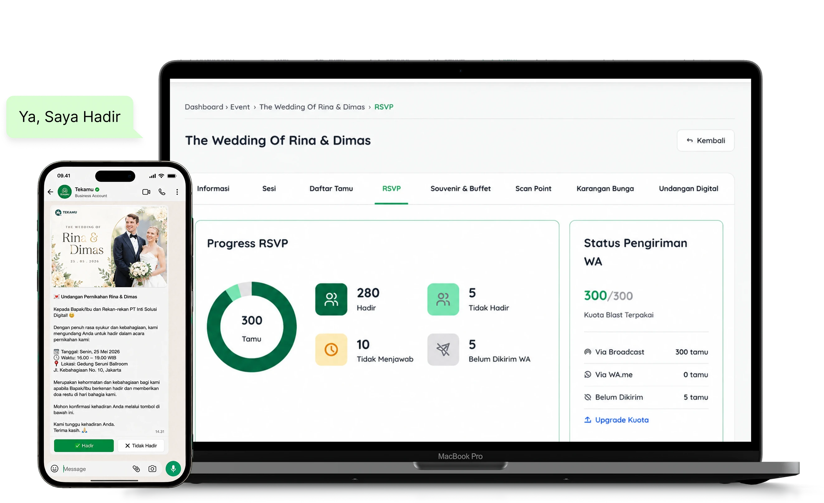 Tekamu Dashboard and Mobile